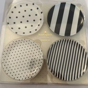 KATE SPADE - RAISE A GLASS MELAMINE COASTER SET